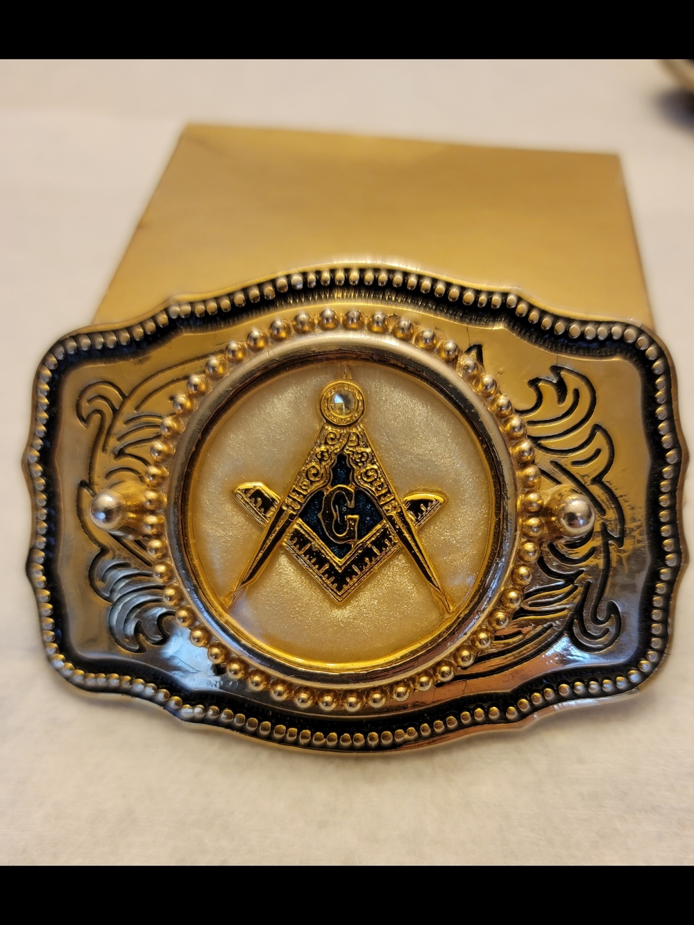 Freemason Masonic Belt Buckle